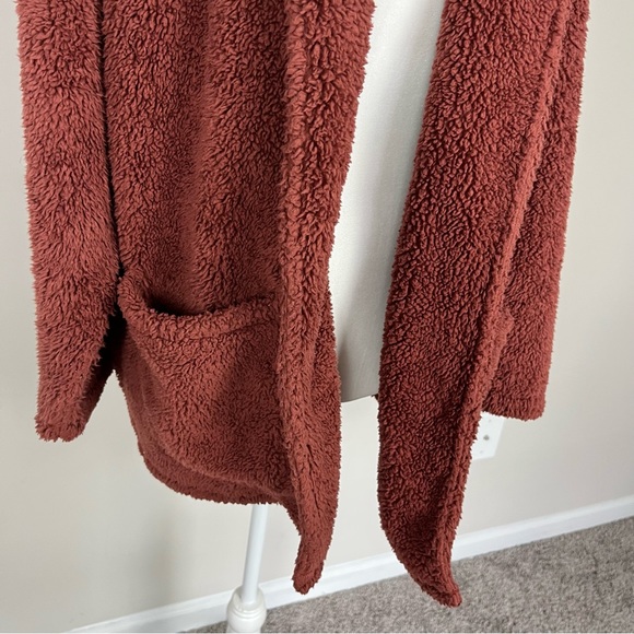 Z SUPPLY SHERPA TEDDY BEAR OPEN FRONT JACKET SIZE SMALL - Picture 7 of 14